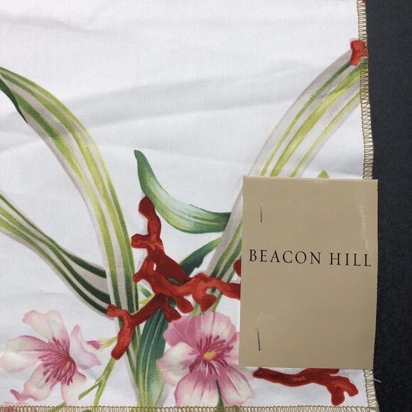 Seaside Frolic Fabric Beacon Hill in Pink Lily Remnant Rare Discontinued - Picture 3 of 12